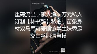 重磅流出，素人渔夫万元私人订制【林书辞】私拍，苗条身材双马尾可爱眼镜学生妹秀足交白丝掰逼自摸