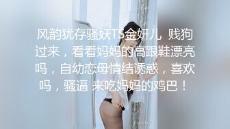 风韵犹存骚妖TS金妍儿  贱狗过来，看看妈妈的高跟鞋漂亮吗，自幼恋母情结诱惑，喜欢吗，骚逼 来吃妈妈的鸡巴！