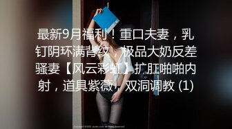 最新9月福利！重口夫妻，乳钉阴环满背纹，极品大奶反差骚妻【风云彩虹】扩肛啪啪内射，道具紫薇，双洞调教 (1)