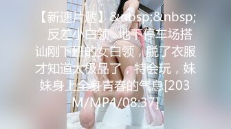 【新速片遞】&nbsp;&nbsp;⭐反差小白领⭐地下停车场搭讪刚下班的女白领，脱了衣服才知道太极品了，特会玩，妹妹身上全身青春的气息[203M/MP4/08:37]