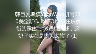 韩巨乳嫩模YeonWoo妍雨110美金新作 IN TOKYO在东京街头露出 ，微透视逼缝，这奶子实在是太大太软了 (1)