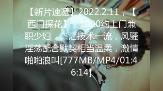 【新片速遞】2022.2.11，【西门探花】，1000约上门兼职少妇，口活技术一流，风骚淫荡配合默契相当温柔，激情啪啪浪叫[777MB/MP4/01:46:14]