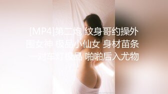 [MP4]第二炮 纹身哥约操外围女神 极品小仙女 身材苗条 一对车灯极品 啪啪后入尤物