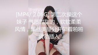 [MP4/ 2.06G] 第二次操这个妹子 气质甜甜的，软软柔柔风情，黑丝美腿分开架着啪啪耸动插入